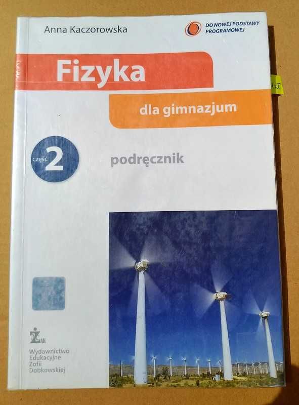 Fizyka 2 podręcznik Anna Kaczorowska Żak