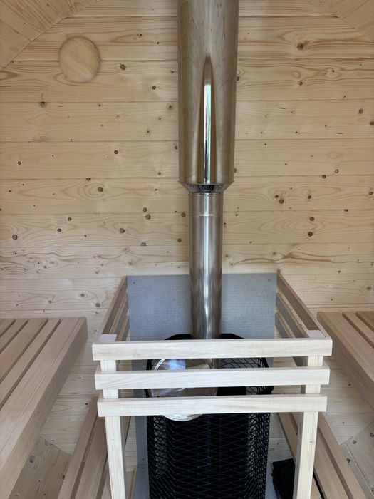 Sauna beczka  200cm  gotowa od reki.