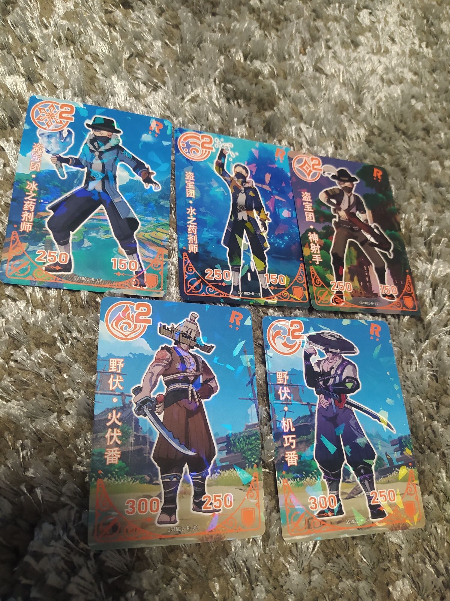 Карточки Genshin impact, Геншин импакт, аниме