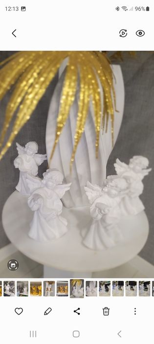 Ангел гипсовый 42 см