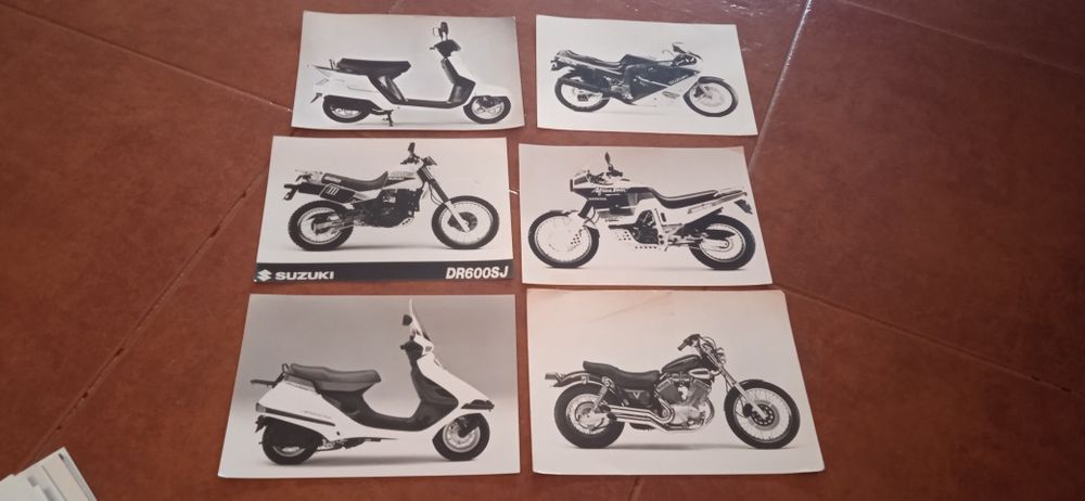 44 Fotos / Postais, Motas, 17,5x13