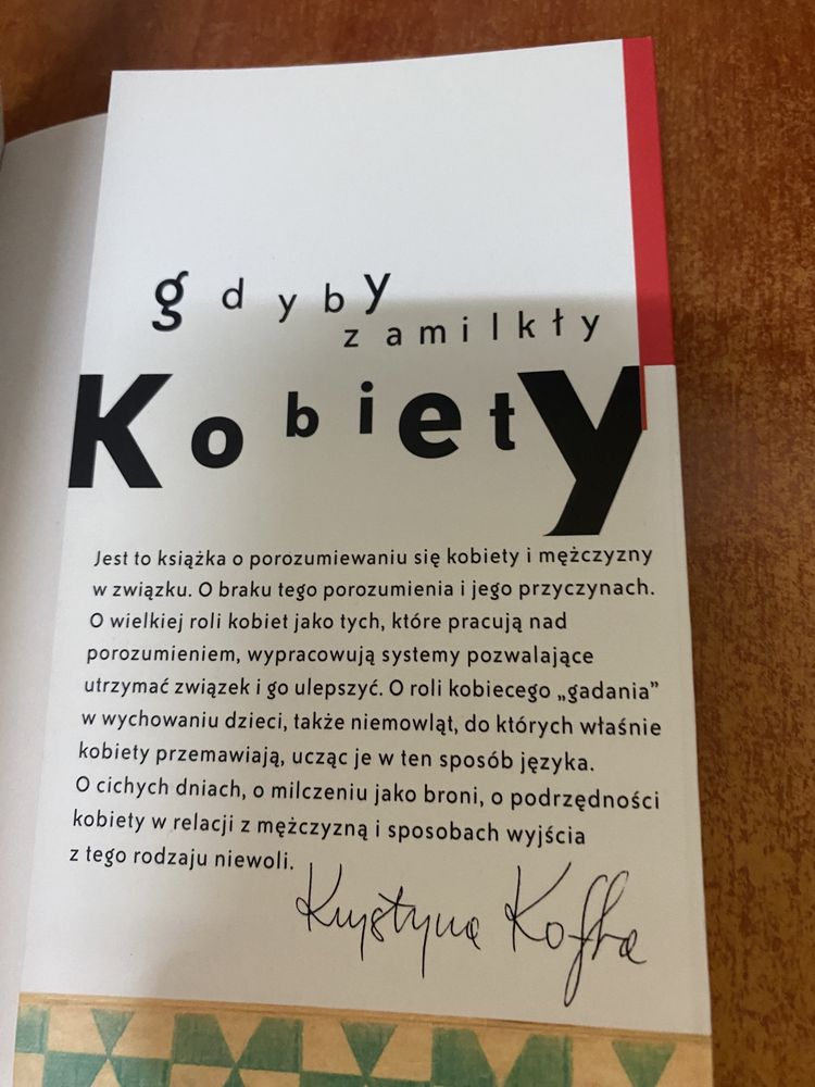 Książka - Gdyby zamilkły kobiety -Krystyna Kofta