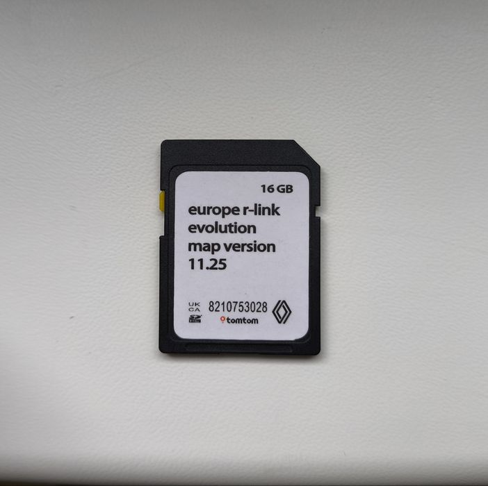 SD карта навигации Renault TomTom Carminat Live/R-link v11.45 2025