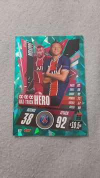 Match attax Mbappé Hat-Trick HERO card 2020