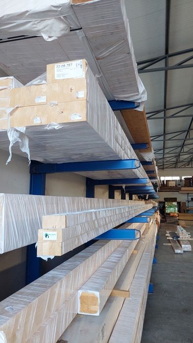 Vigas de Casquinha Branca Lamelada