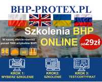 Szkolenia BHP przez internet !!! szybko, profesjonalnie 29zł