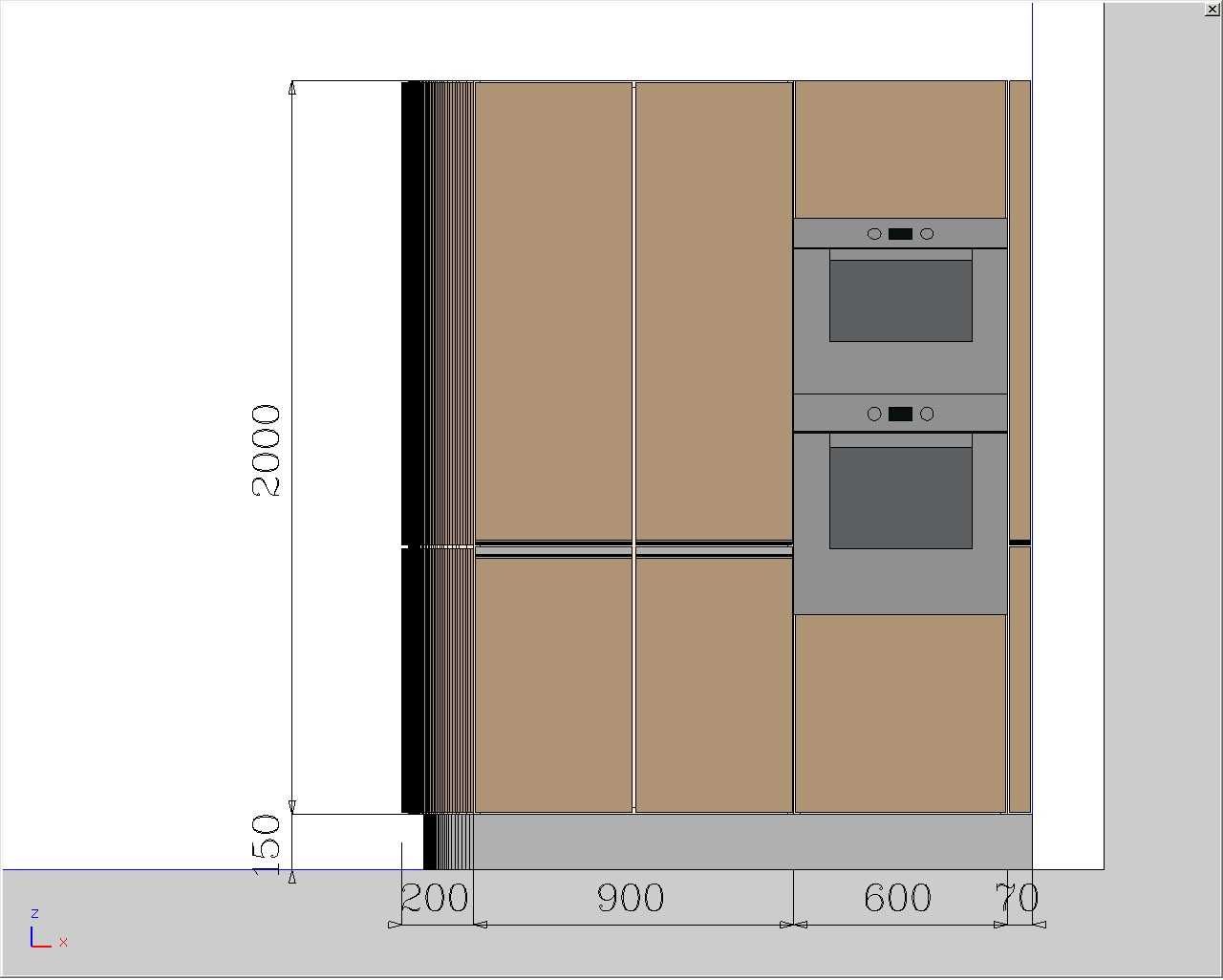 Włoska kuchnia Scavolini - Tess - Lakier w połysku Grigio Tundra