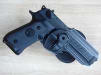 Пластиковая поясная кобура для пистолета Beretta M9/92 с замком