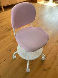 Sprzedam krzesło obrotowe dziecięce Ikea Vismund różowe