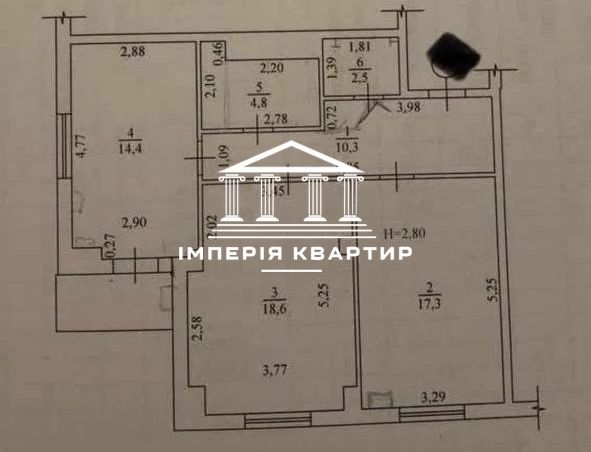 Продажа 3к ЖК «Дом на Зерновой», 69квм Новострой