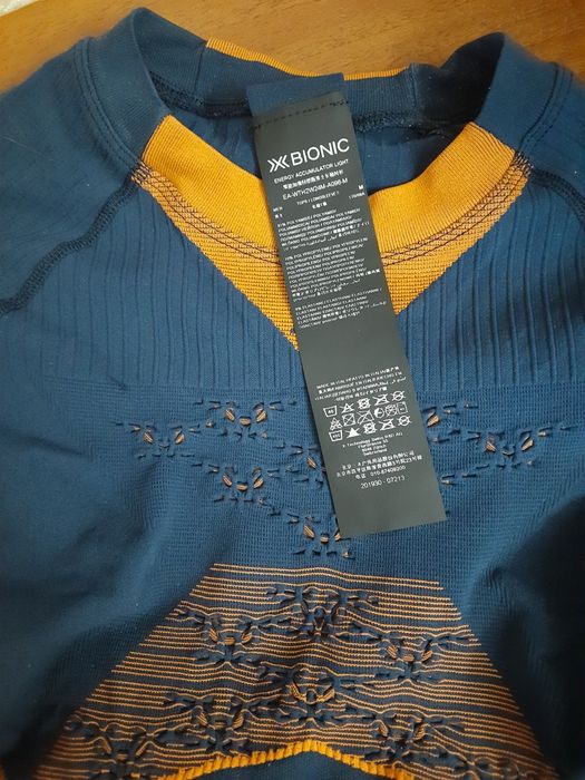 Термокофта X-Bionic Energy Accumulator Light Shirt Ls M, marine/orange