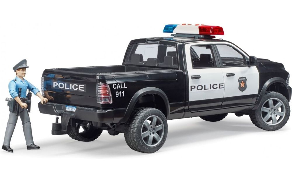 Поліцейський пікап Dodge RAM 2500 із фігуркою Bruder (Брудер) 02505