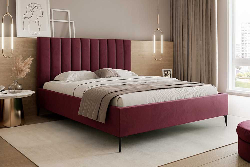 Łóżko tapicerowane NASTA Slim DARMOWA DOSTAWA z pojemnikiem na pościel