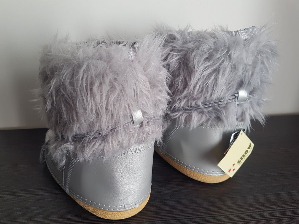 Buty dziecięce śniegowce kozaki SNOW FUN size 33