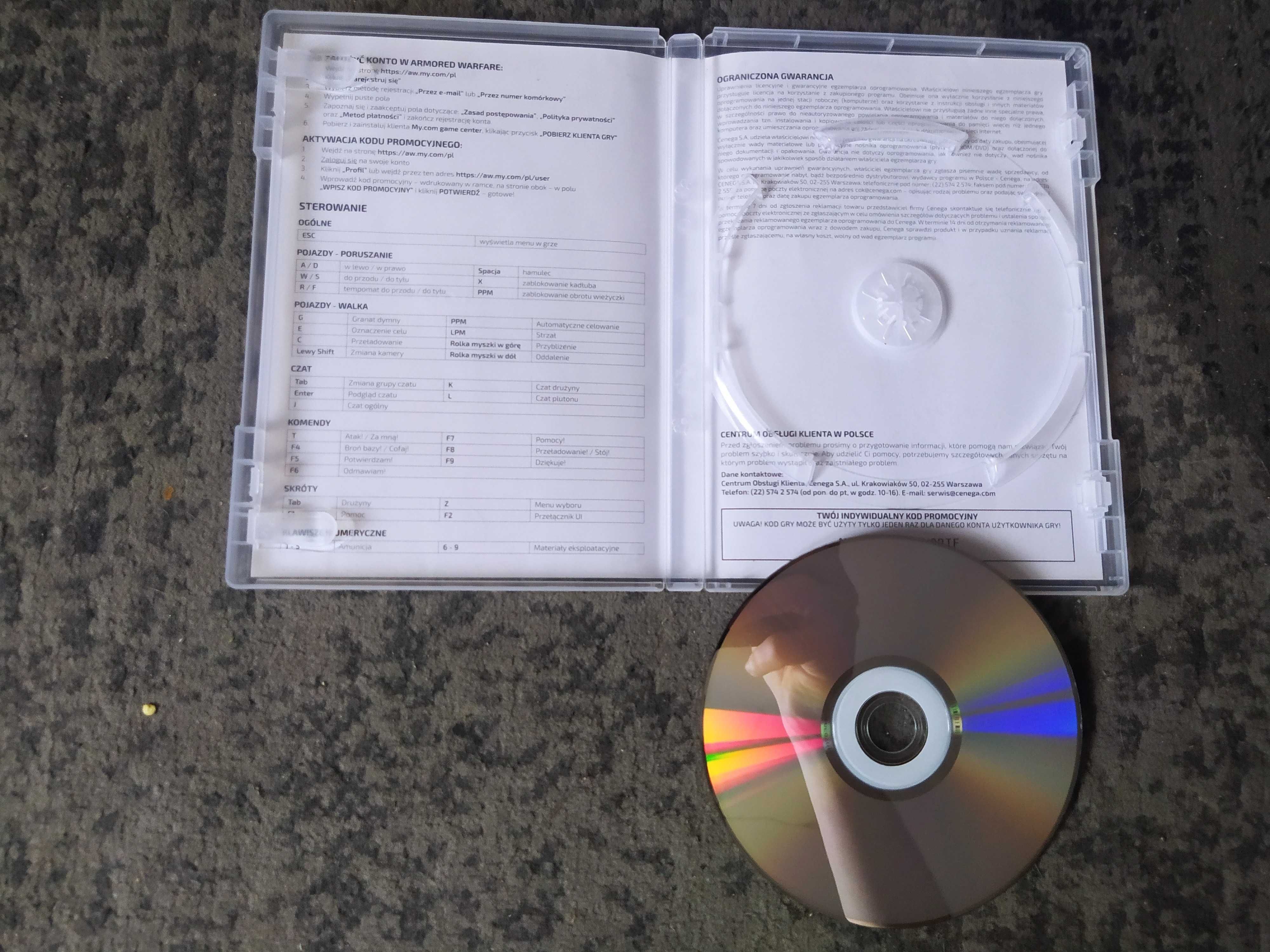 Armored Warfare PC DVD PL