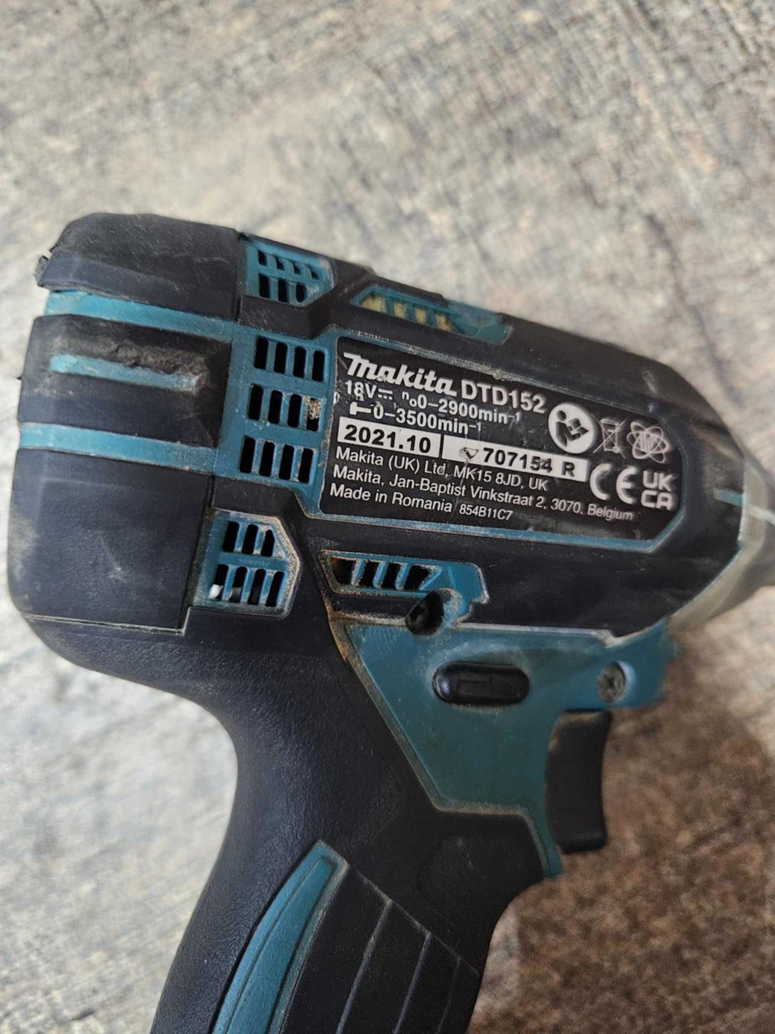 Zakrętarka MAKITA DTD152 + bateria 3.0 używana sprawna 18V Kraków W