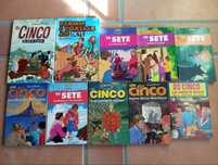 Lote 10 livros dos Cinco e dos Sete