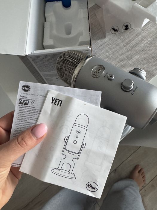 Мікрофон студійний Blue Microphones Yeti Silver