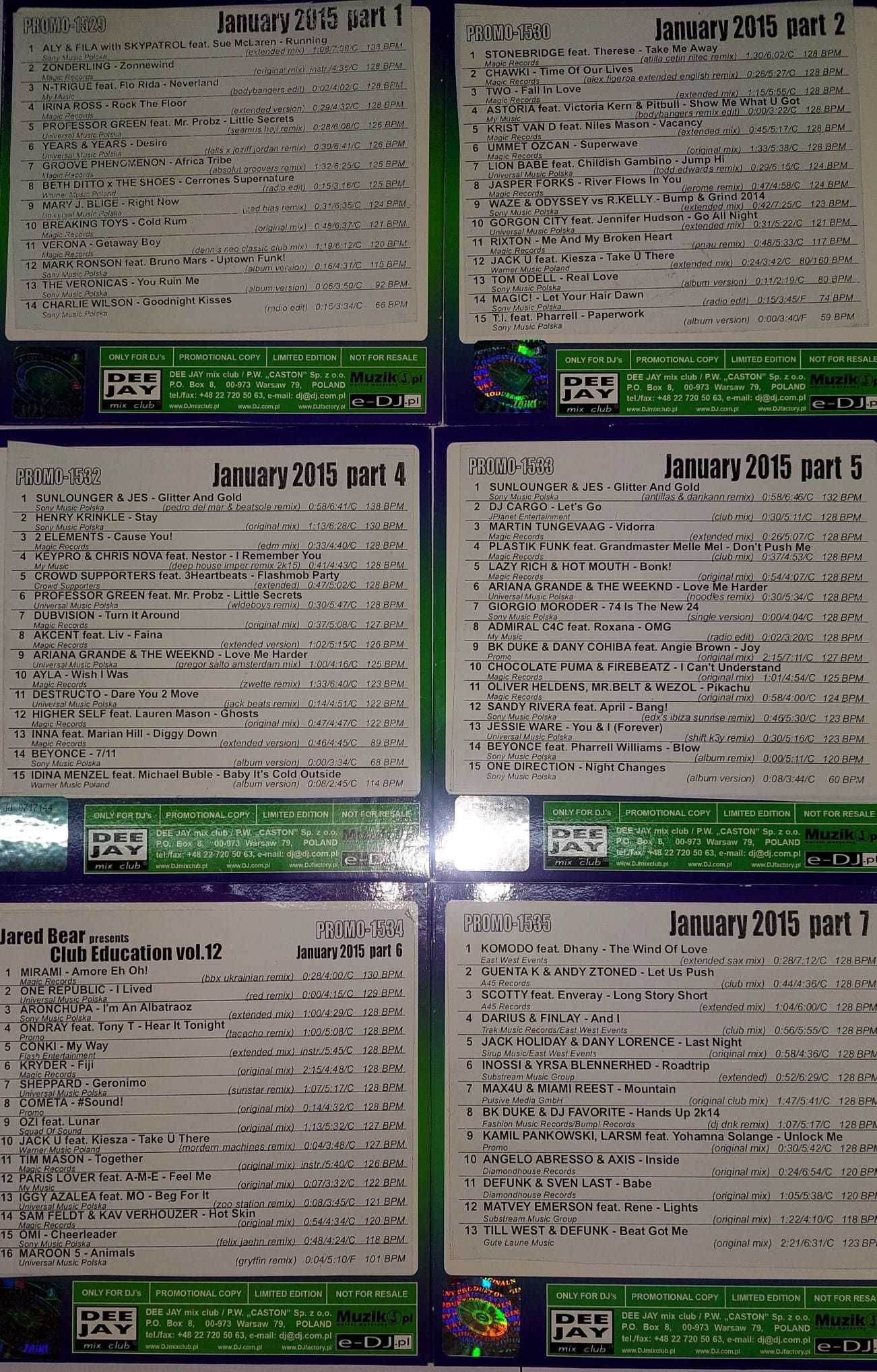 DJMC Dee Jay mix club oryginał CD legal muzyka składanka zagranic 2015
