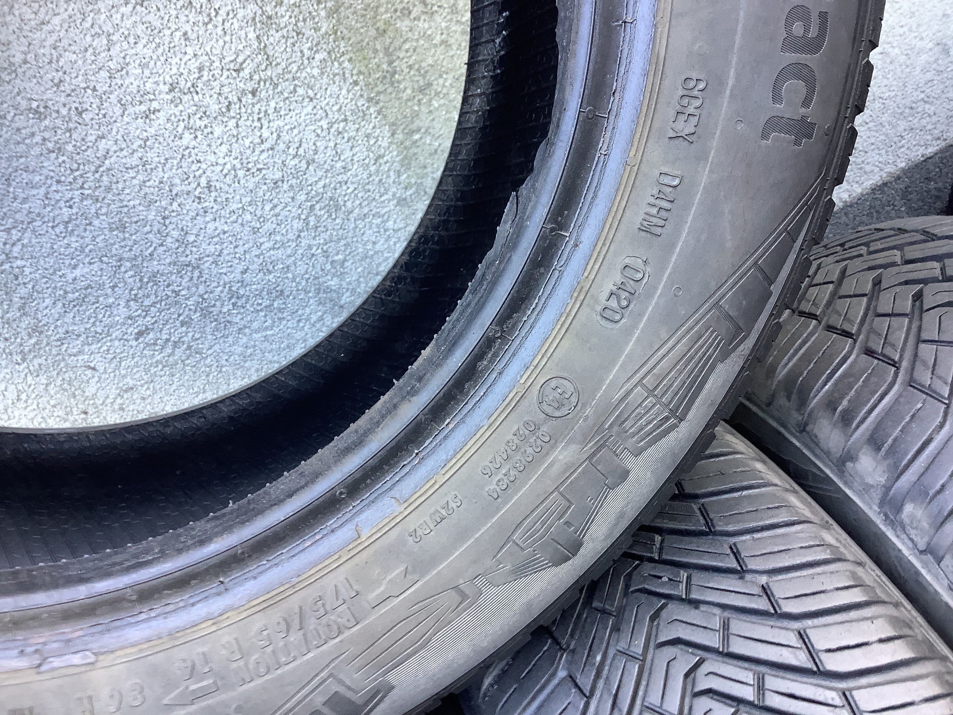 CONTINENTAL 175/65r14  4szt opony całoroczne  2020r