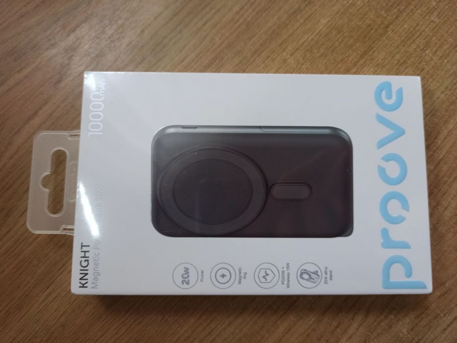 Абсолютно новий бездротовий павербанк 10000mAh 20W Proove Knight Magne