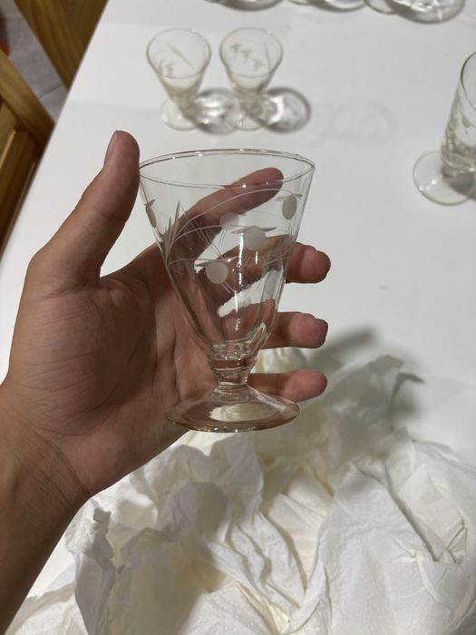 Copos de cristal