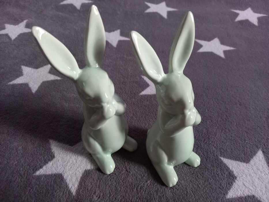 NOWE 2x figurka parvulus home & you home&you królik zając wielkanoc