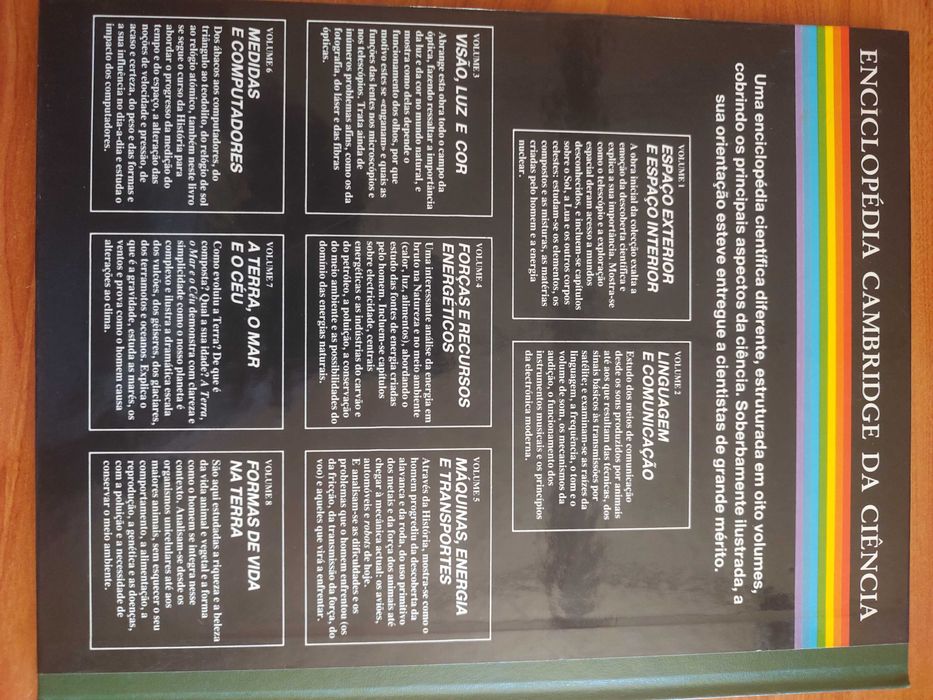 5 Livros Enciclopédia Cambridge da Ciência