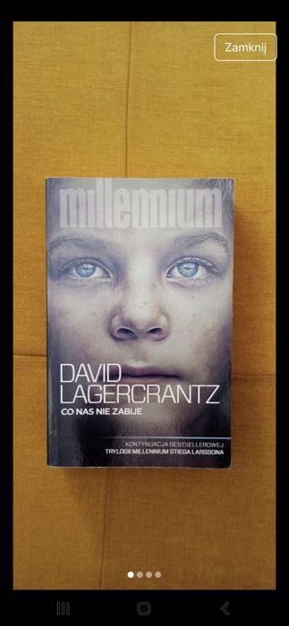 Książka kryminał Co nas nie zabije David Lagercrantz