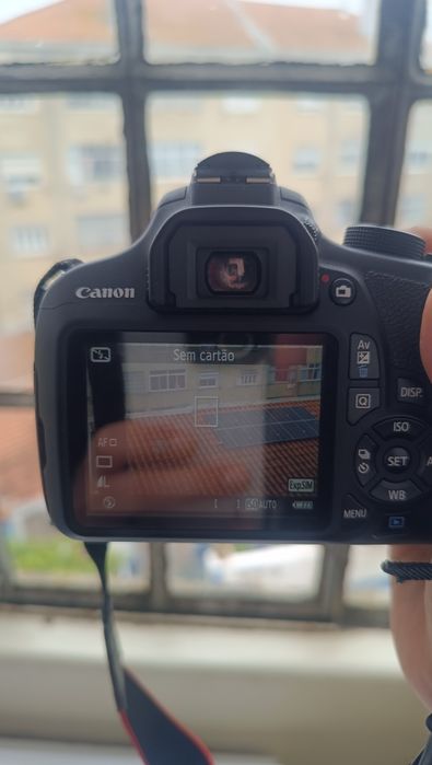 Canon 1200D com lente e bolsa original 18.1mpx full hd