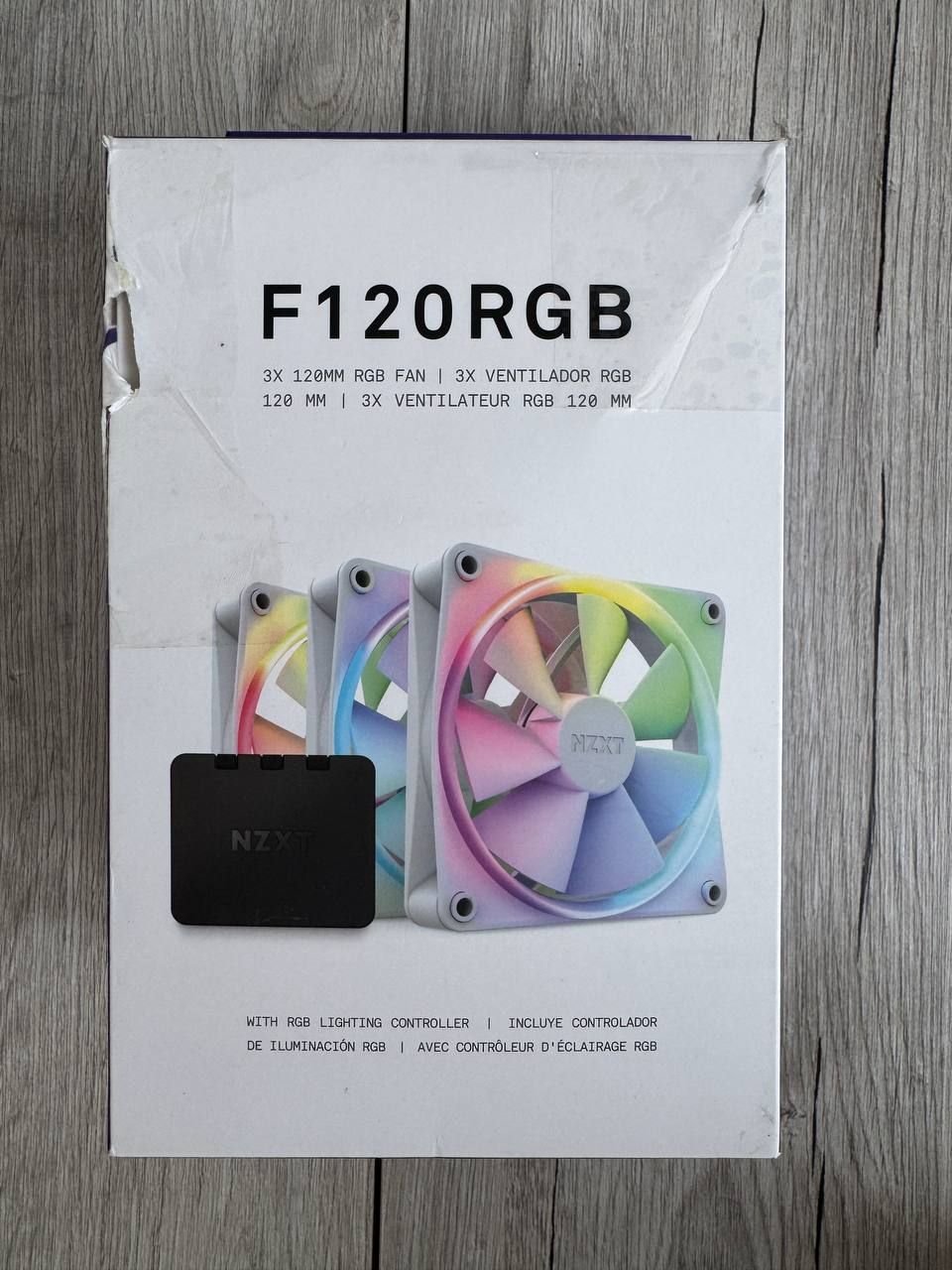 Вентилятор NZXT F120 RGB Core 120мм, білий (RF-R12TF-W1)