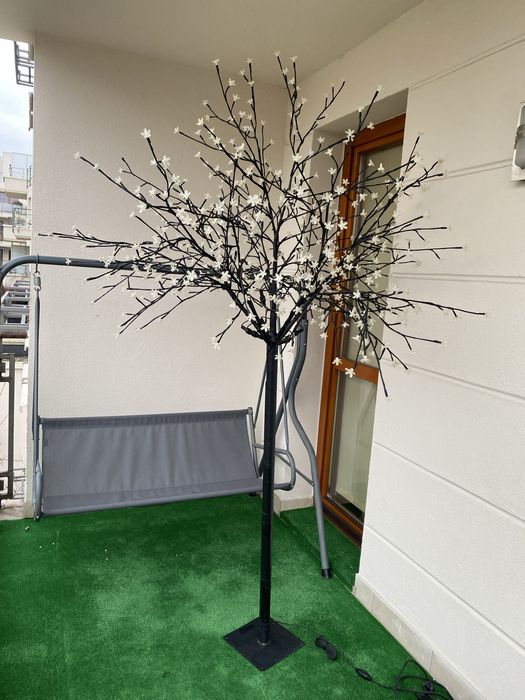 Duze drzewko ledowe ozdoba swiateczna