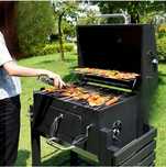Duży Grill Węglowy XXL z Żeliwnym Rusztem – Idealny na Święta