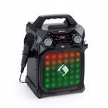 Zestaw do karaoke Auna Rockstar LightShow czarny