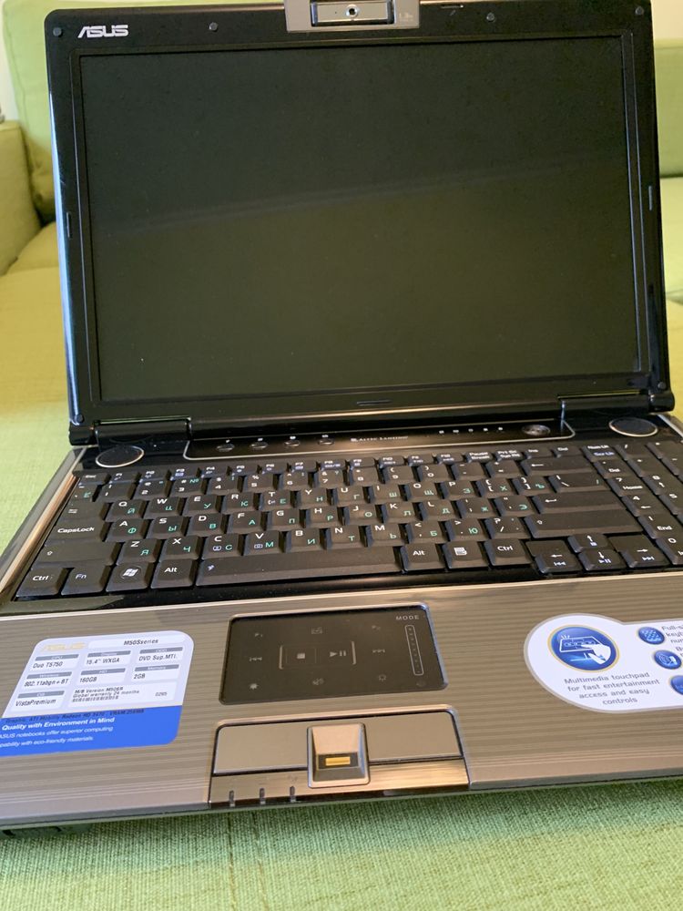 Ноутбук Asus M50S з windows, anydeck та інші програми