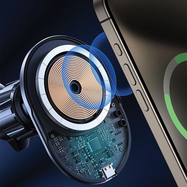 Uchwyt SODI C50 z Ładowarką Indukcyjną MagSafe 15W do Kratki