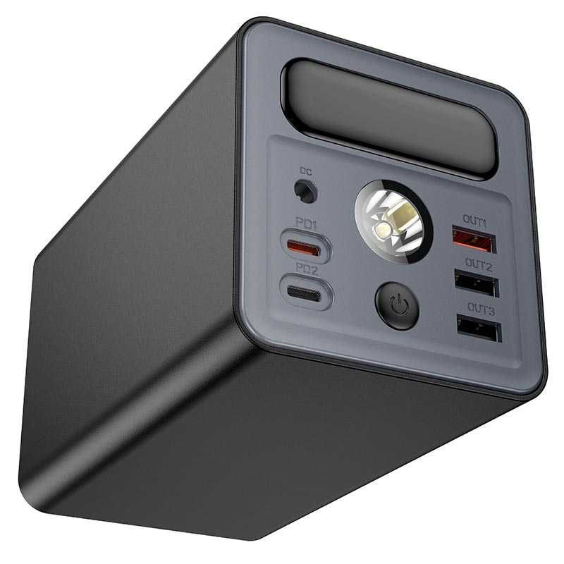 УМБ HOCO J138 60000mAh 22.5W 3USB/2Type-C/DC12V, 22.5W/3A, PD/QC