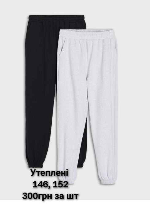 Утеплені спортивні штани джогери sinsay на флісі