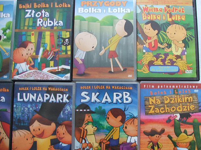 Bolek i Lolek, kolekcja, dvd, Noddy i wiele innych bajek tanio.