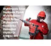 Wyburzanie Ścian Skuwanie Płytek Rozbiórka Demontaż Wywóz Odpadów
