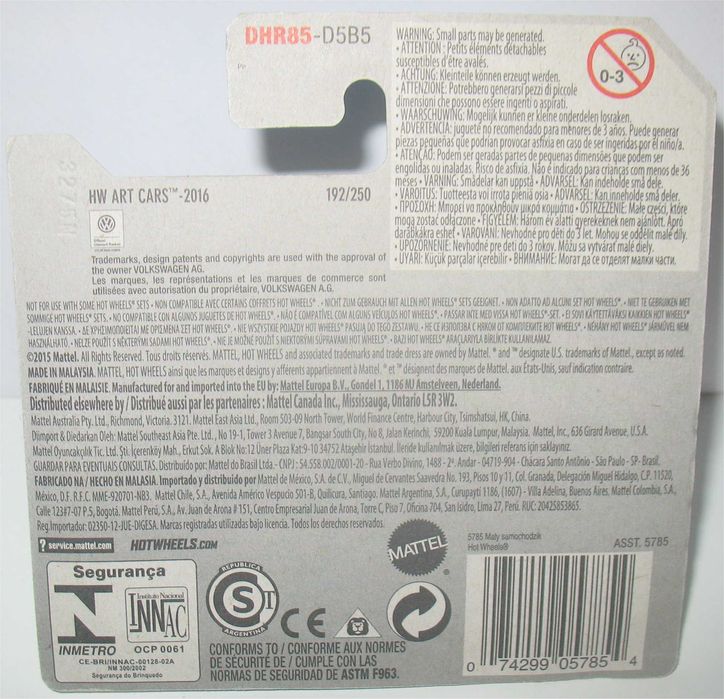 Hot Wheels - Custom 69 Volkswagen Squareback (2016)