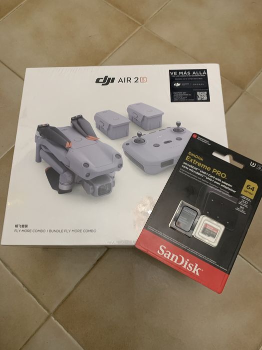 Drone DJI Air 2S – Fly More Combo + Micro SD (Selado)