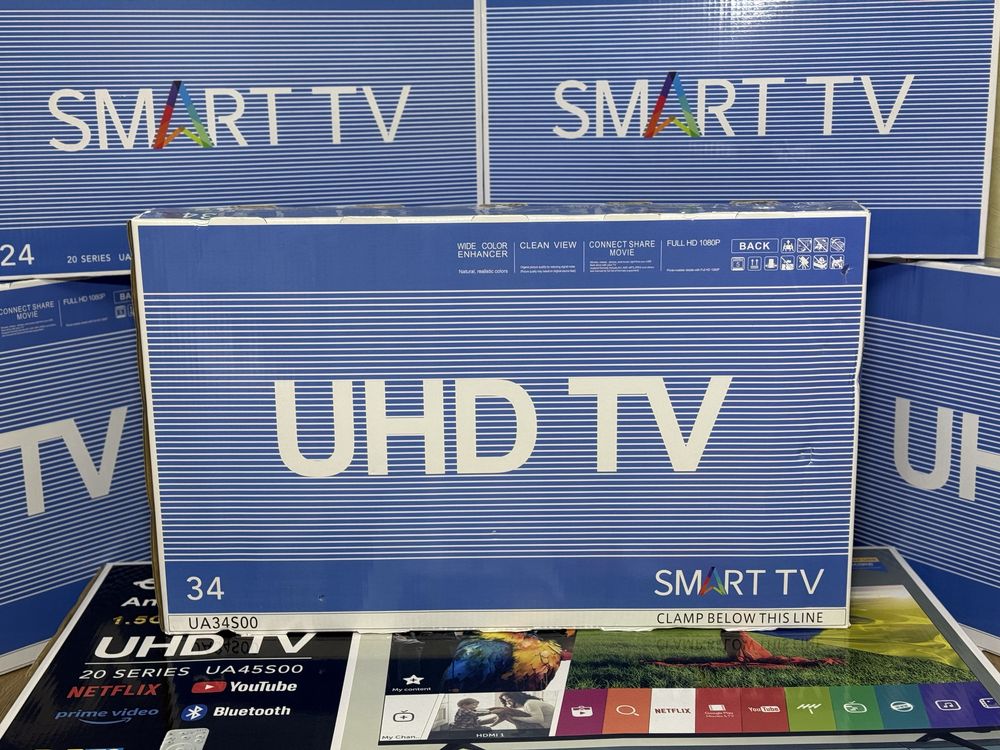 • Супер ціна • Телевізор 32‘‘ Samsung smart tv, t2, Bluetooth, Wi-Fi