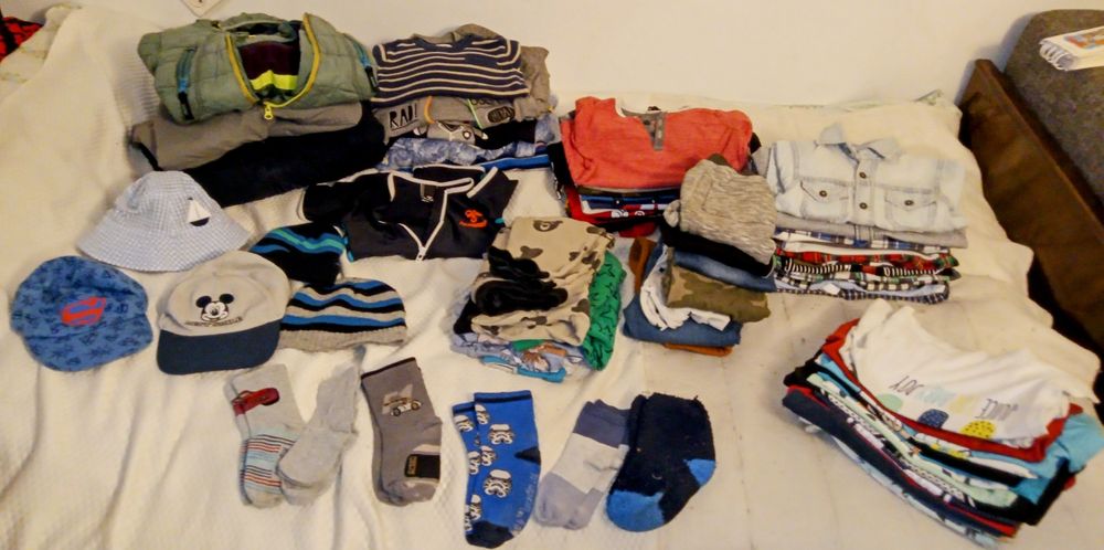 Duża paka 80-92 cm  78 sztuk  na 12-36M