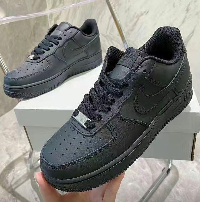 Nike air force 1, найк аир форс, форсы чёрные