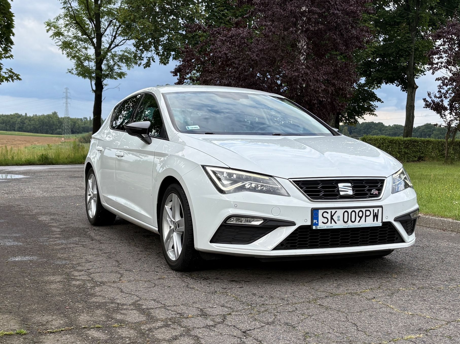 Seat Leon Full LED, Beats Audio, CarPlay, FR, DSG, Biała Perła