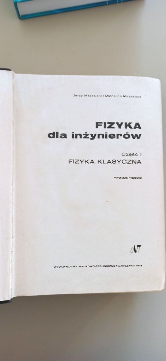 Fizyka dla inżynierów Tom 1 i 2 autor J.Massalski