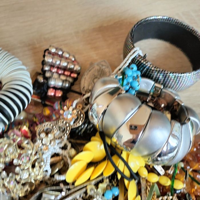 Mix bizuterii uszkodzonej Vintage DIY biżuteria złom