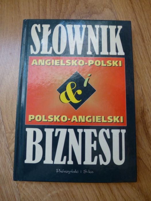Słownik biznesu ang.-polski i polsko-ang. sztywna oprawa