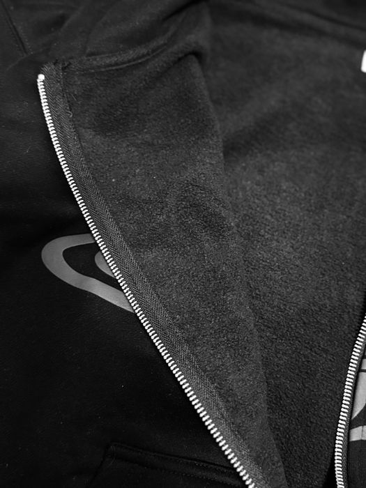 Оверсайз зіп худі Broken Planet чорна кофта зіпка bershka Hoodie Drip